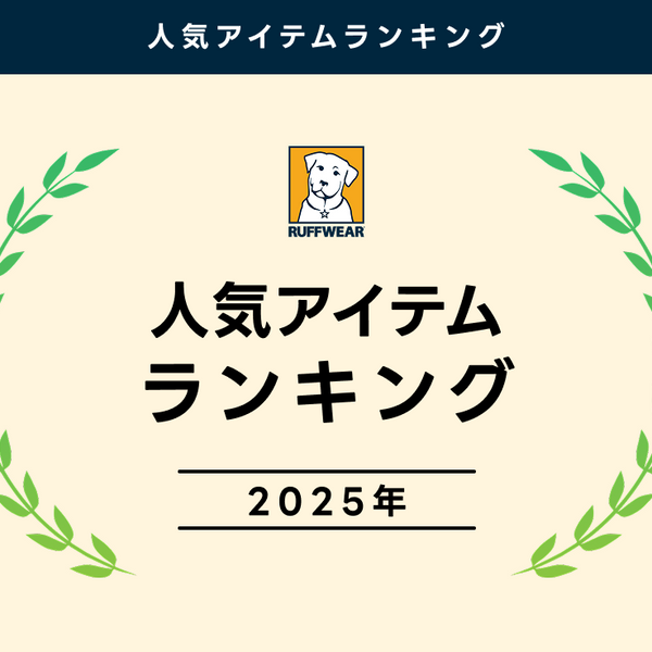 【2025年ランキング】1年間で売れた商品を発表🐶Ruffwearの人気アイテムはコレだ！