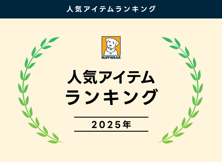 【2025年ランキング】1年間で売れた商品を発表🐶Ruffwearの人気アイテムはコレだ！