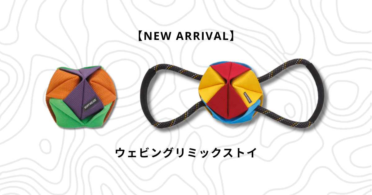 【NEW ARRIVAL】ウェビングリミックストイ 販売スタート  1/19(月)
